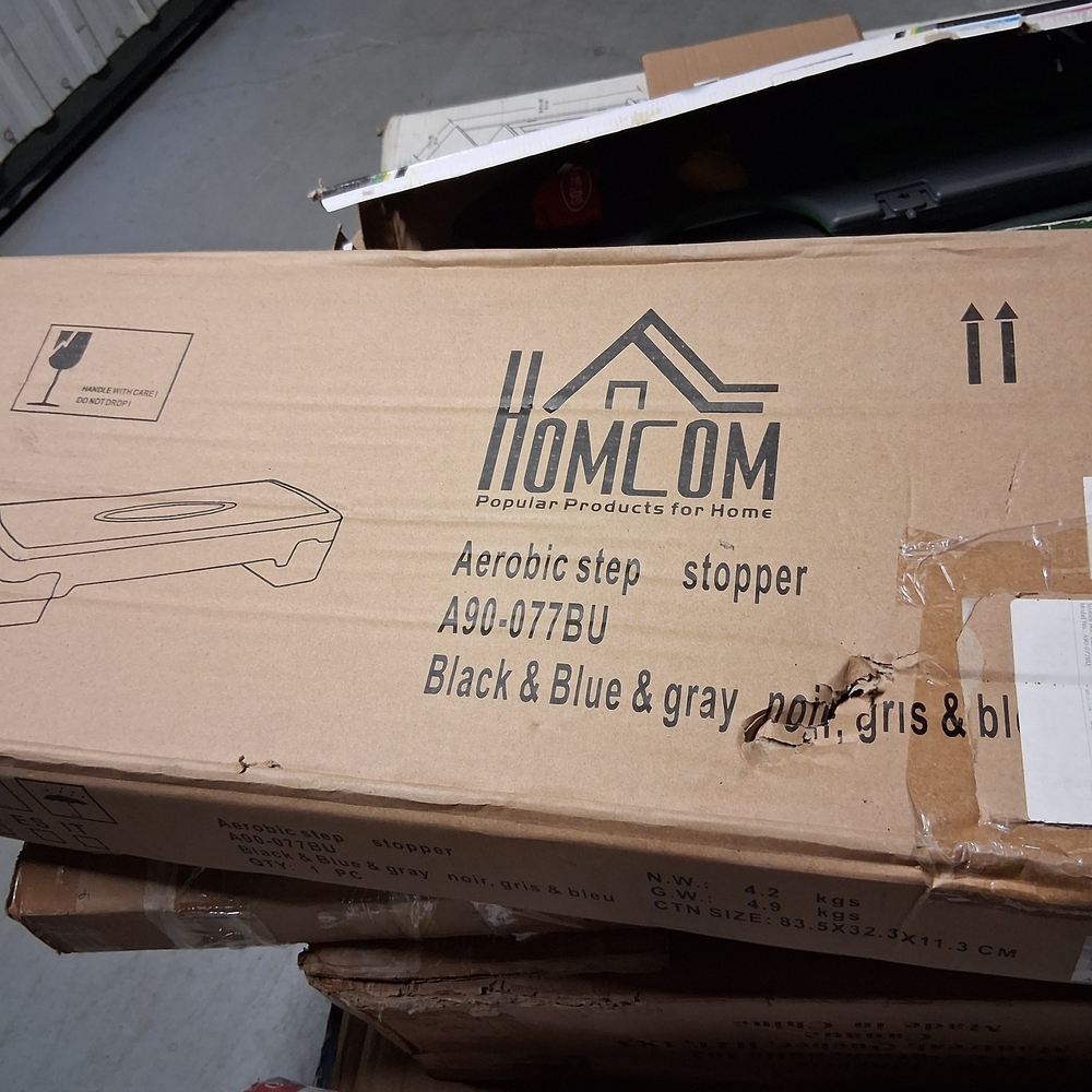Homco Black and Gray Aerobic Stepper